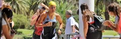 La mendocina que hizo historia en el triatlón vendimia