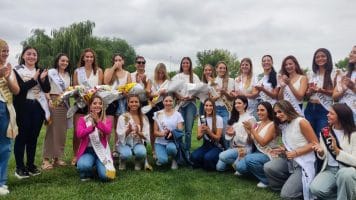 Un vuelo real: Las Reinas de la Vendimia 2025 sobrevolaron Mendoza